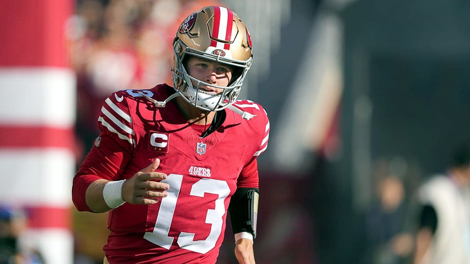 49ers&#39; Brock Purdy confirms throwing arm is fully healthy