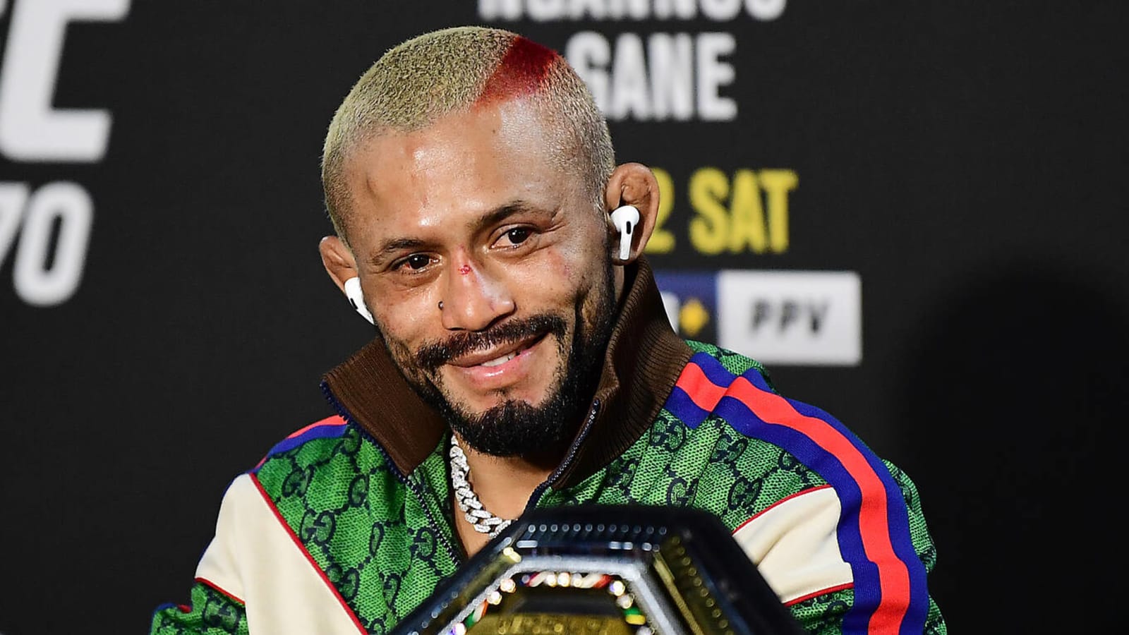 Deiveson Figueiredo upset with 'plastic' flyweight interim belt