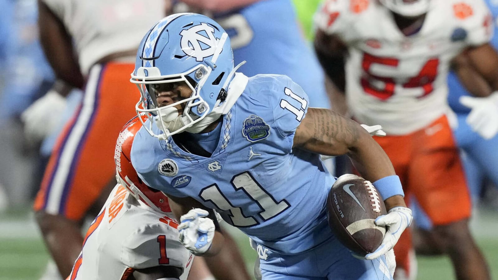 North Carolina's Josh Downs has no predraft visits scheduled