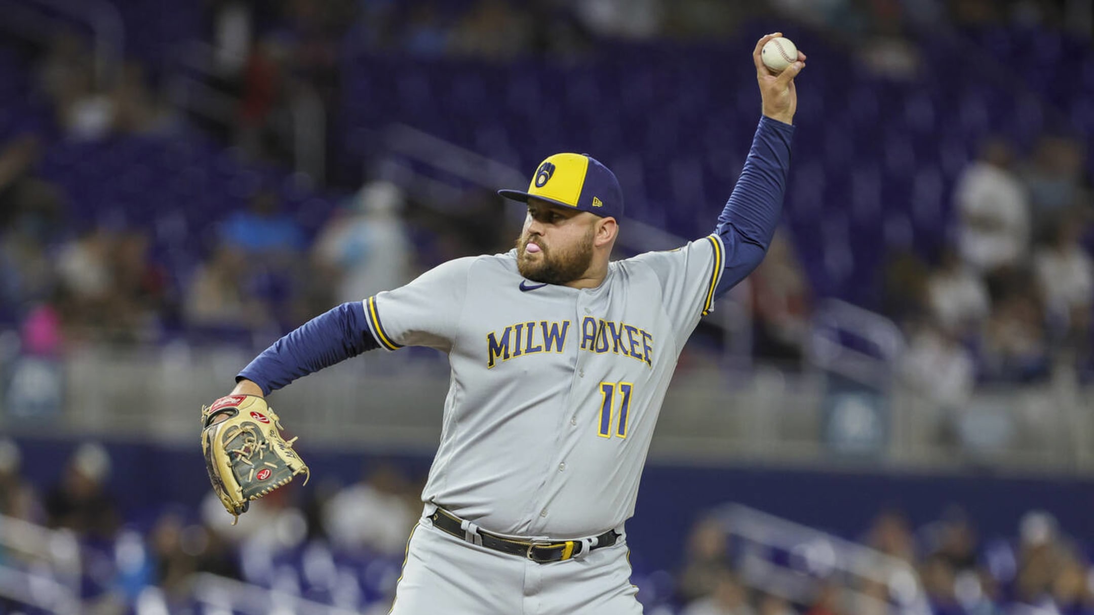 Pair of Brewers stars make team history in rout of Marlins