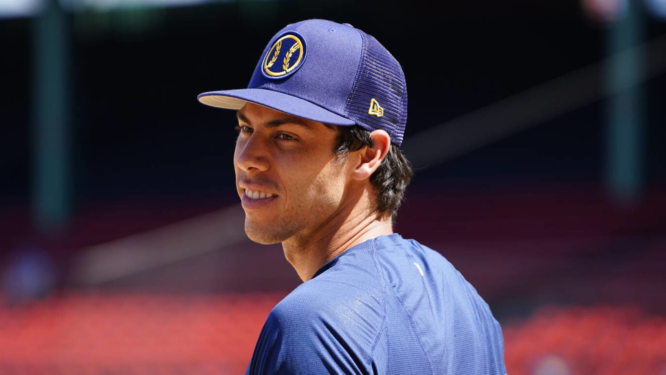 Christian Yelich needs an adjustment outside the strike zone