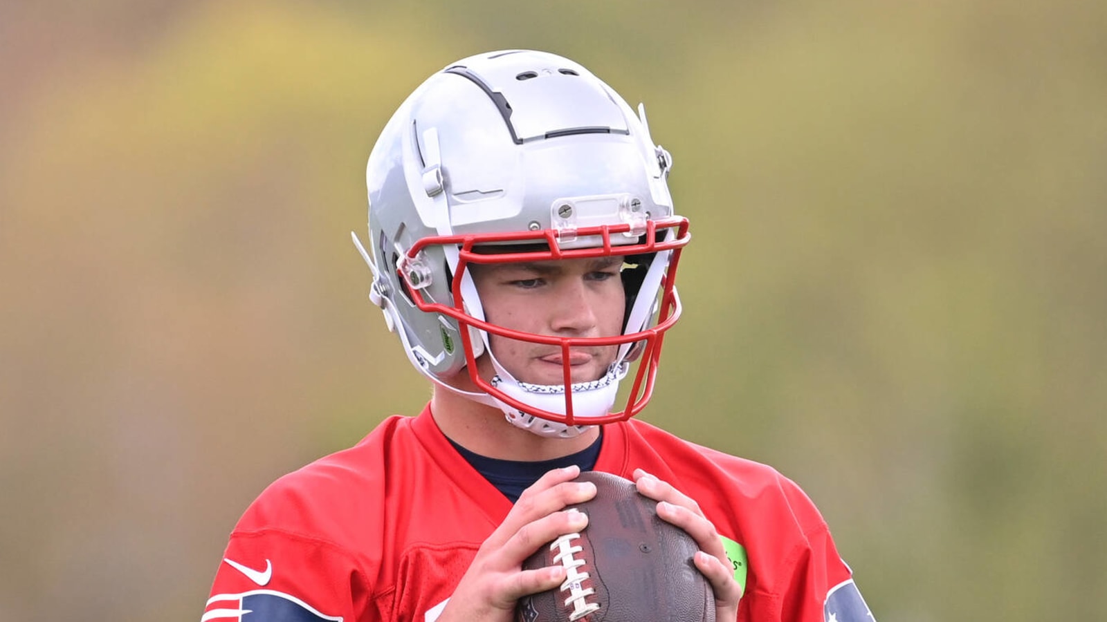 Patriots' Drake Maye starts OTAs in surprising position