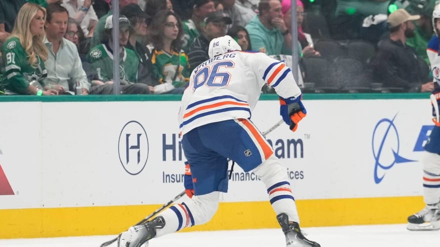 Oilers’ Philip Broberg rises above early season trade talks to become unlikely hero in Game 5 vs. the Stars