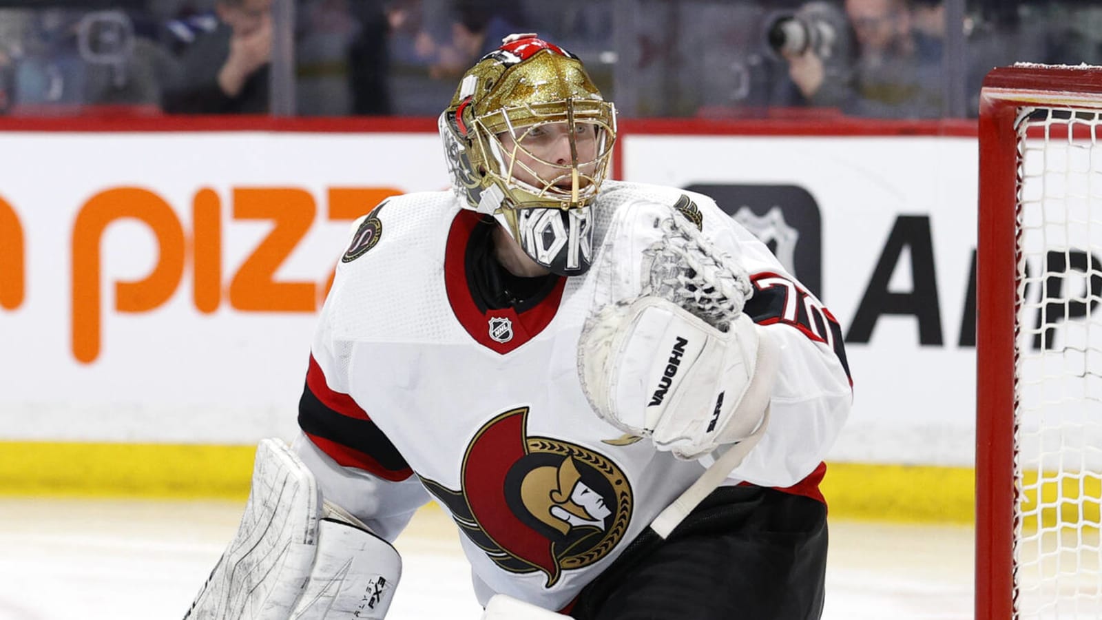 Watch: Capitals-Senators game briefly interrupted by the sun