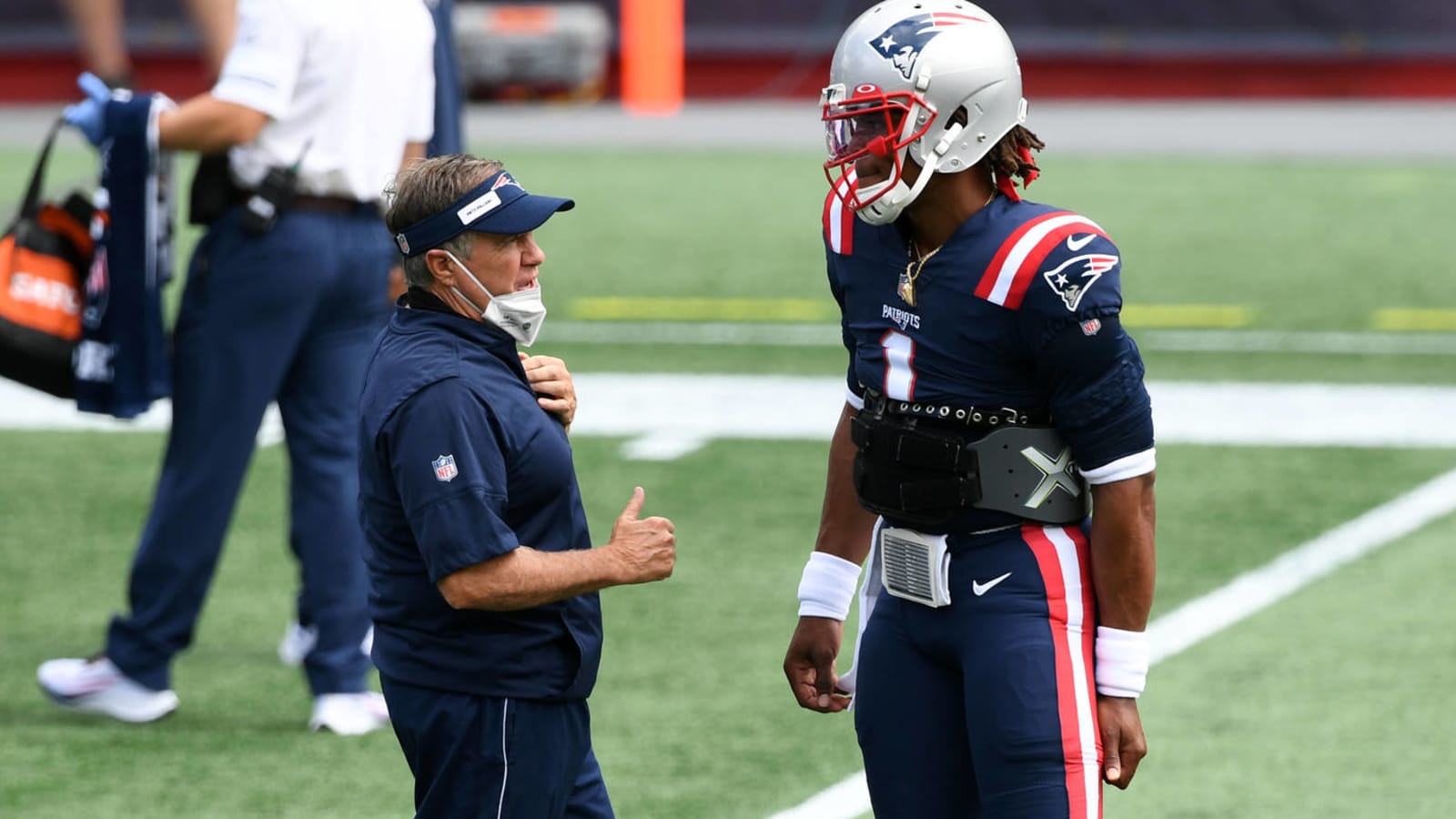 Newton: It's like Belichick has 'direct line to the football gods'