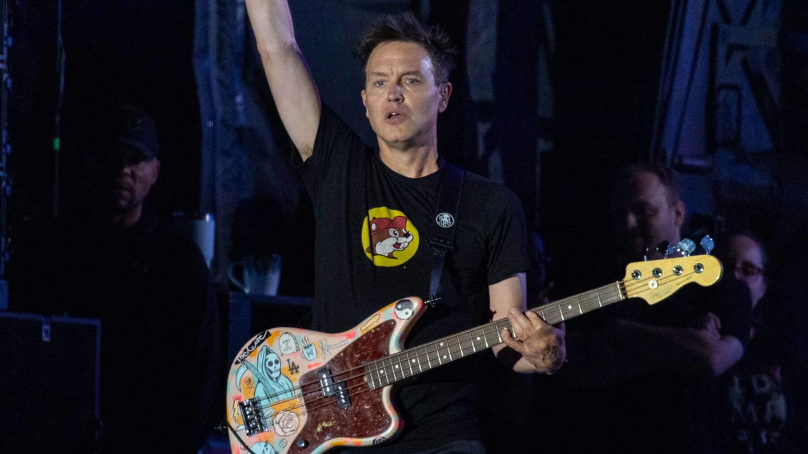 Mark Hoppus shares photo of hair growing back amid cancer battle: ‘Poor little head’