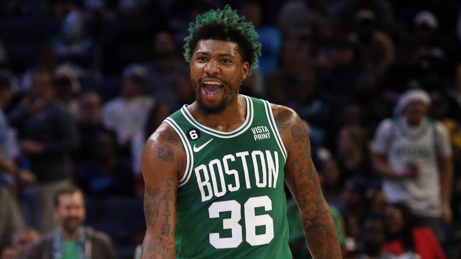 Celtics broadcast has funny Marcus Smart graphic