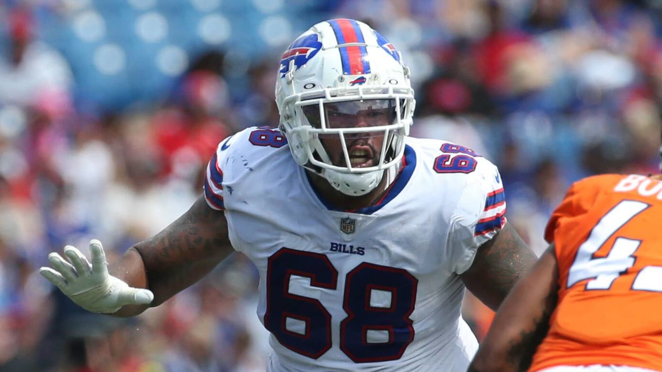 Buffalo Bills OL Bobby Hart suspended for punching Titans coach