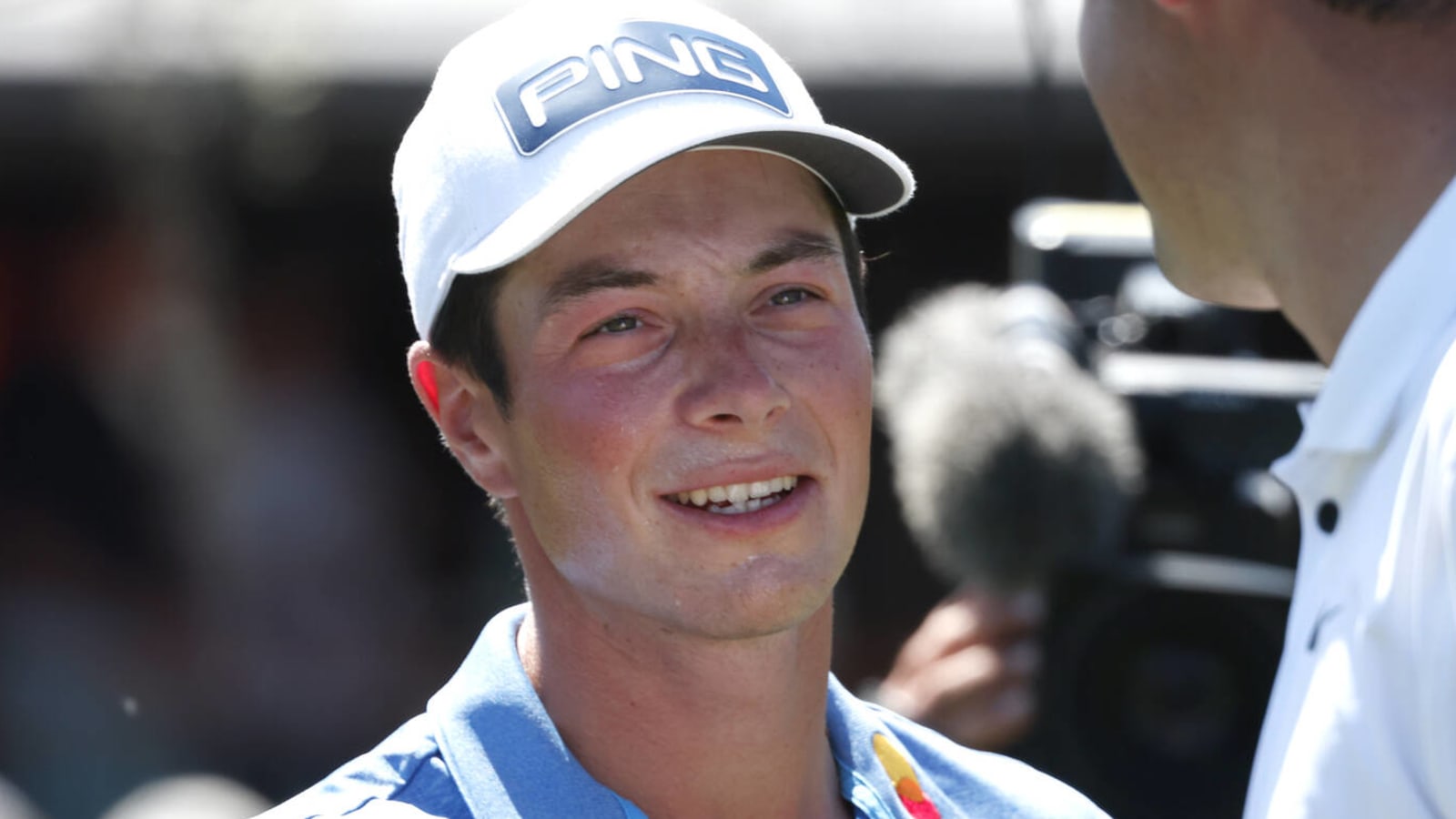 Viktor Hovland, Daniel Berger in heated disagreement over drop on 16