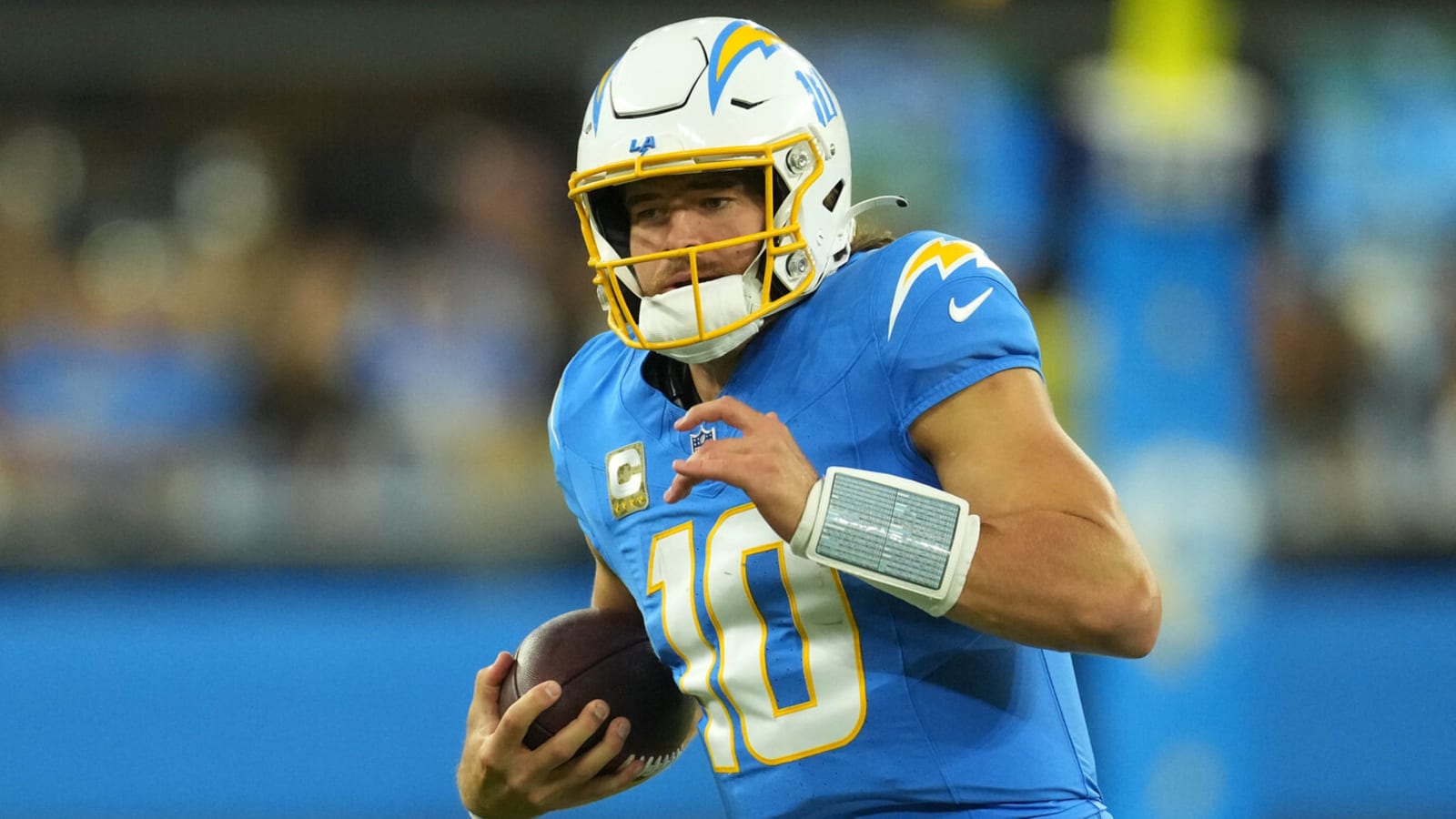One way Chargers' Justin Herbert has improved under Jim Harbaugh