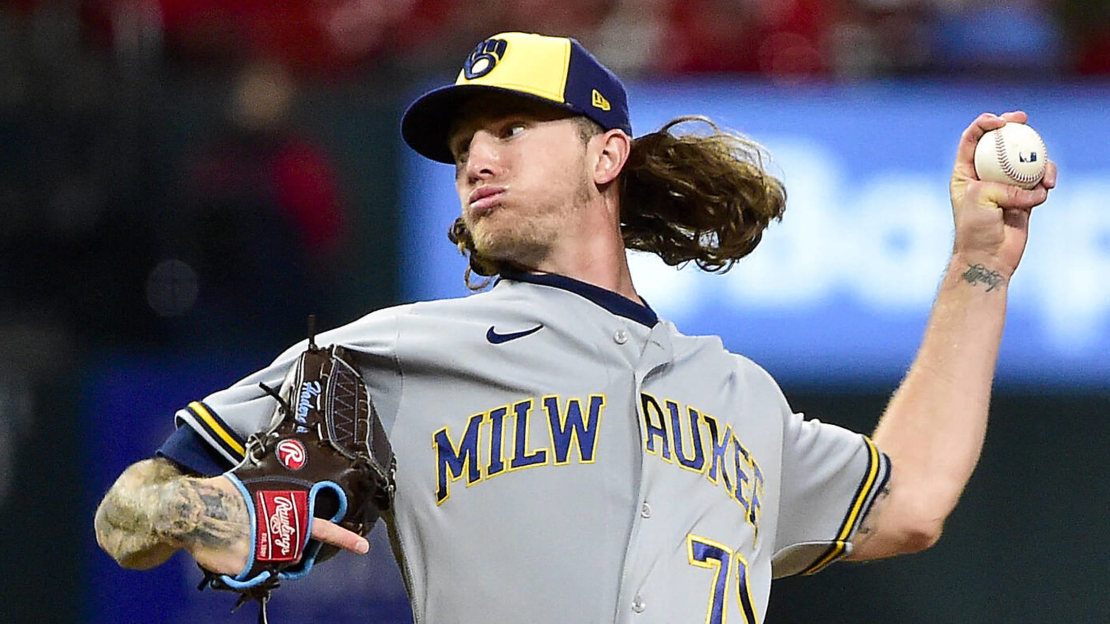 Brewers' Josh Hader surrenders two home runs in ninth inning, ending  record-tying scoreless appearances streak