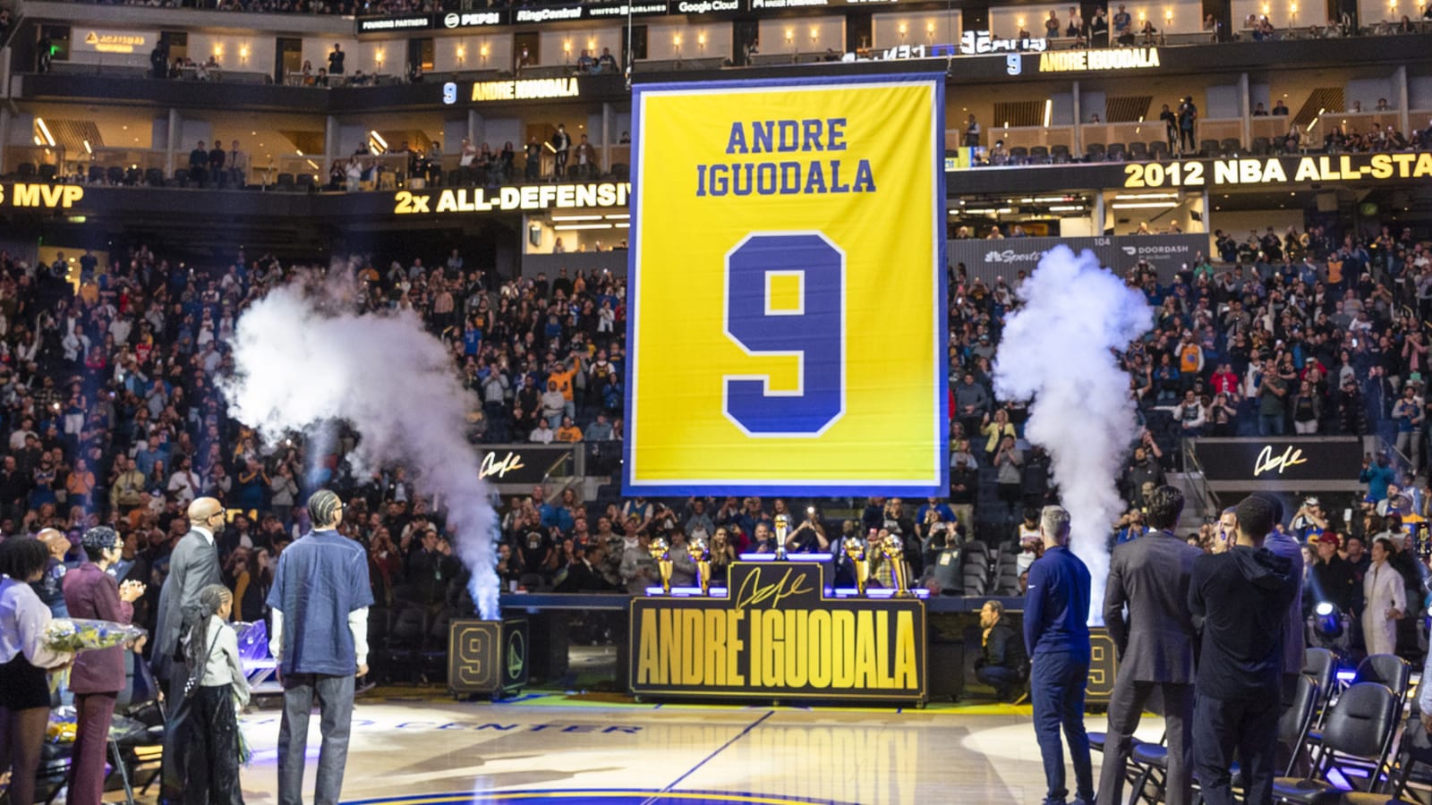 Iguodala's jersey retirement shows trend related to big honor