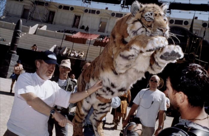 The movie was shot chronologically