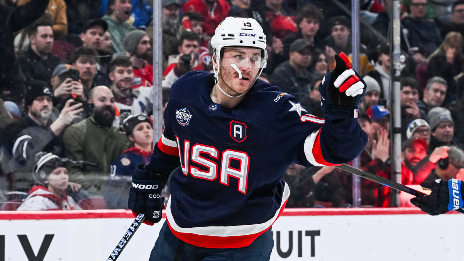 Canada, United States open 4 Nations Face-Off game with three fights in nine seconds