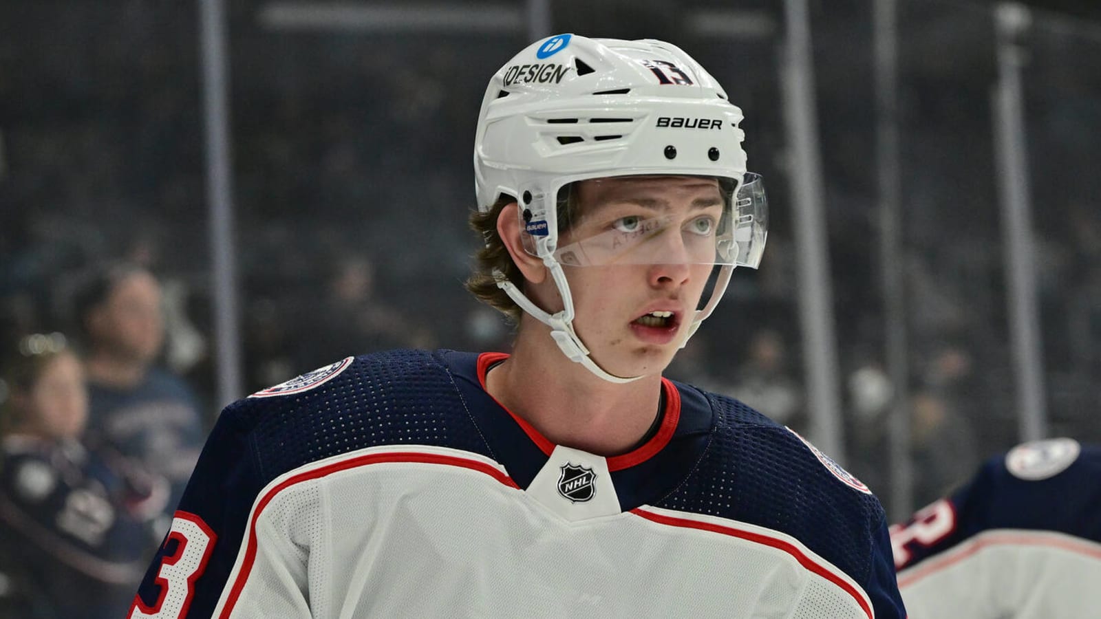 Blue Jackets recall top prospect Kent Johnson