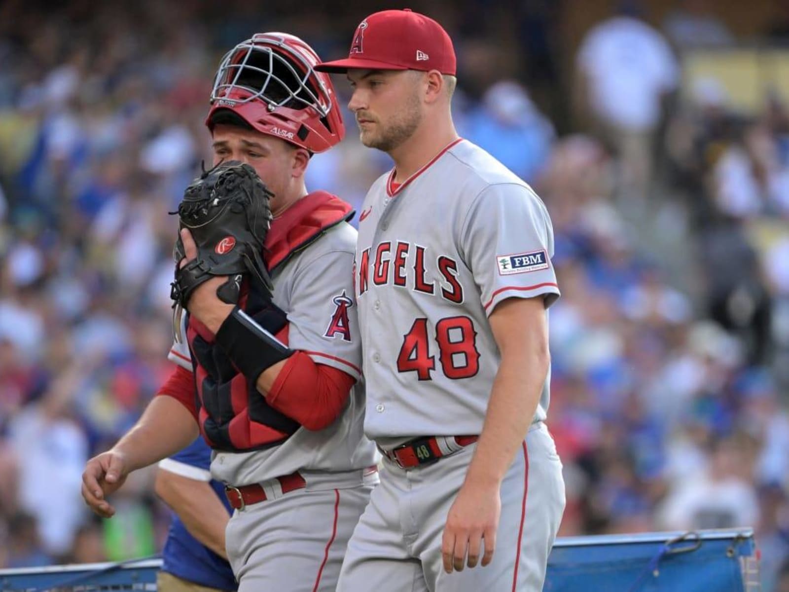 Why are the Angels wearing jersey patches with 'FBM' on them? - Los Angeles  Times