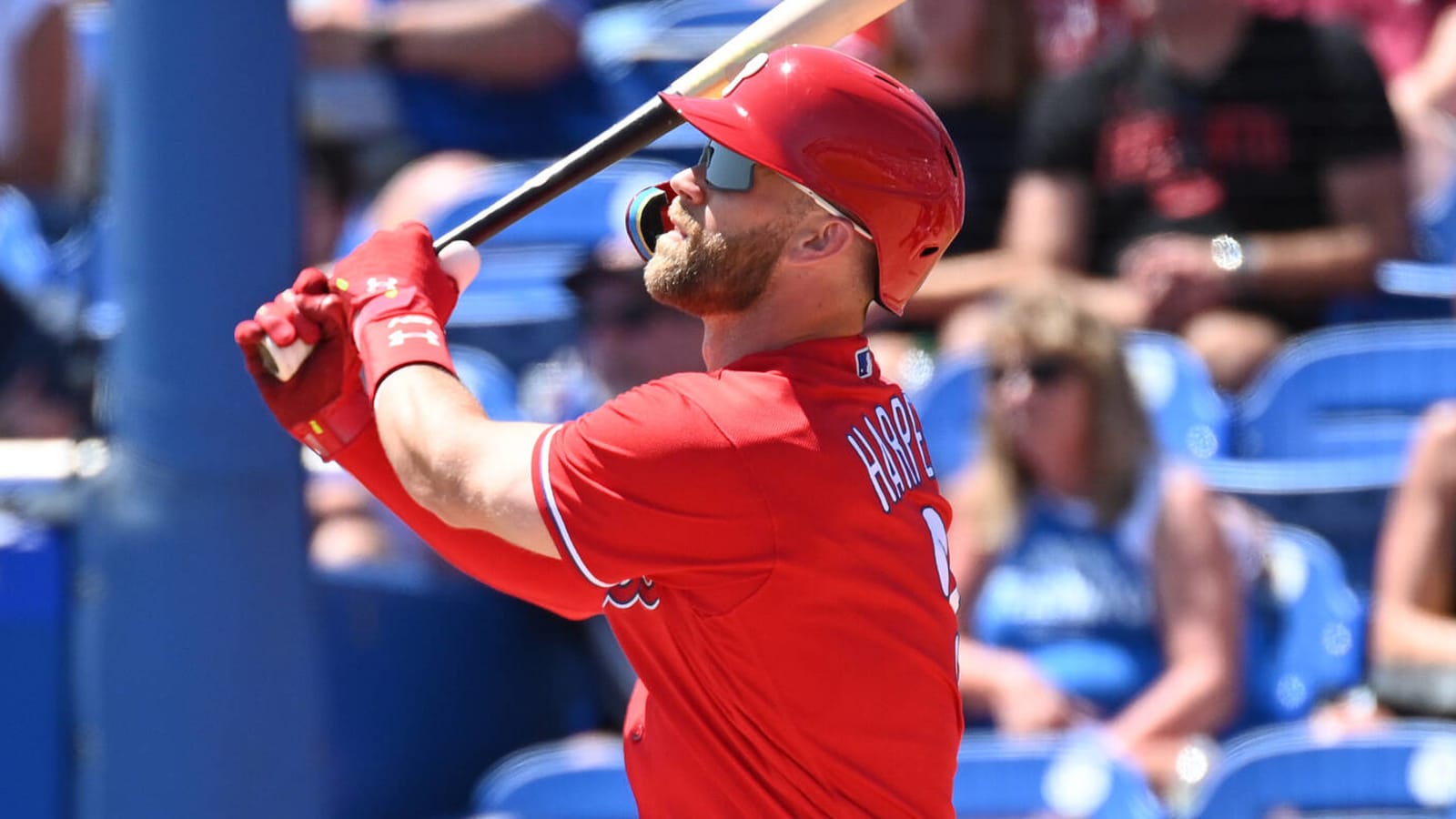 Bryce Harper makes Jays announcer look like genius with HR