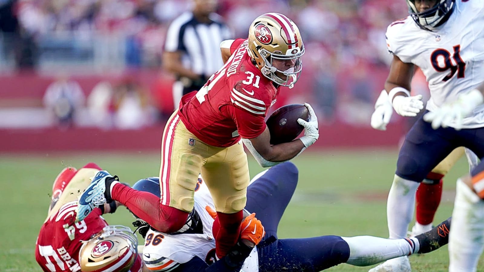 49ers rookie Isaac Guerendo optimistic about foot injury