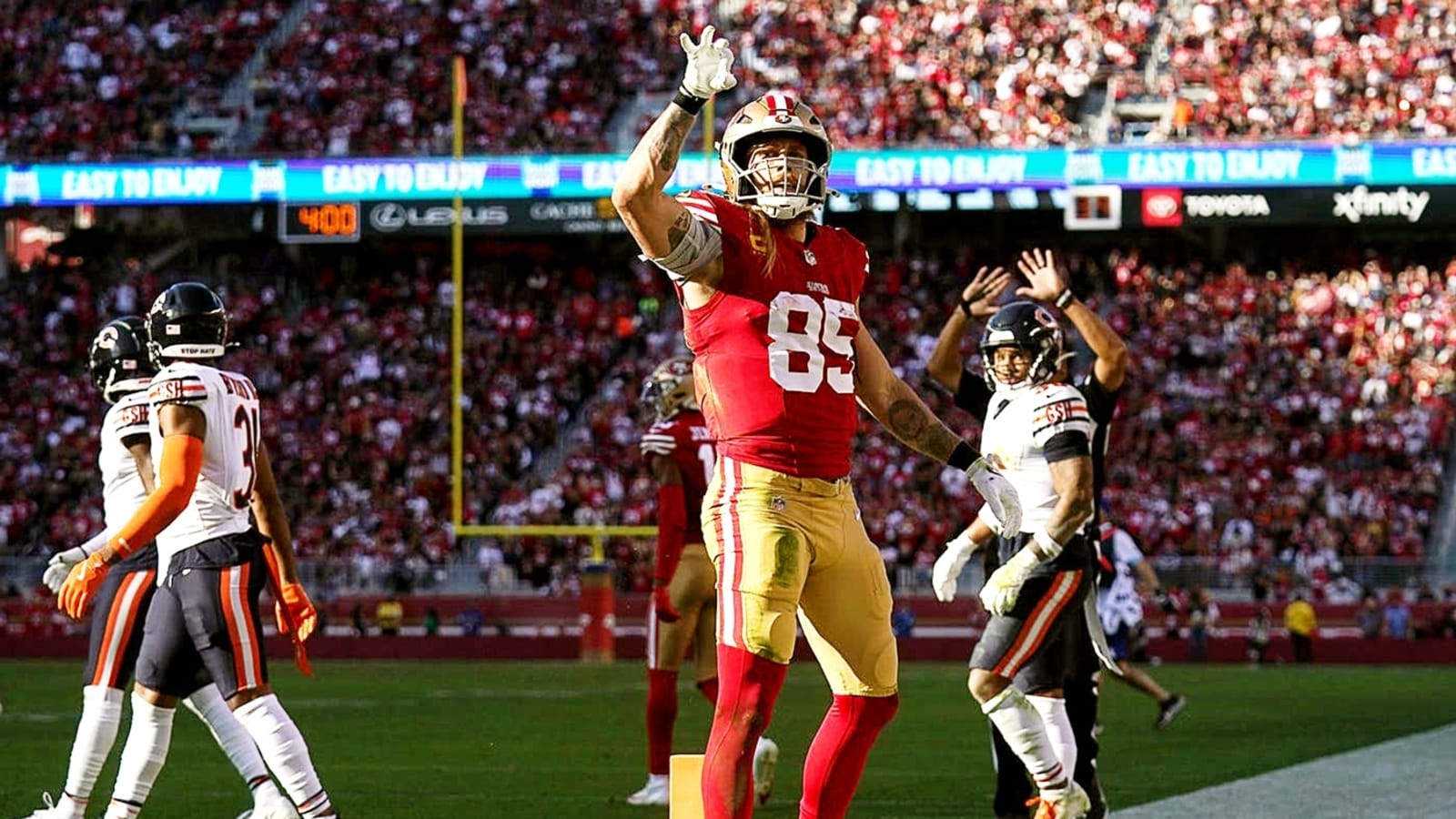49ers TE George Kittle nominated for FedEx Air & Ground NFL Players of the Week Award