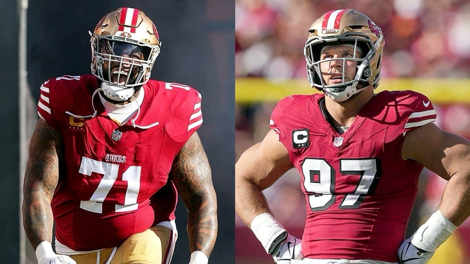49ers-Packers injury news: John Lynch provides Trent Williams and Nick Bosa updates