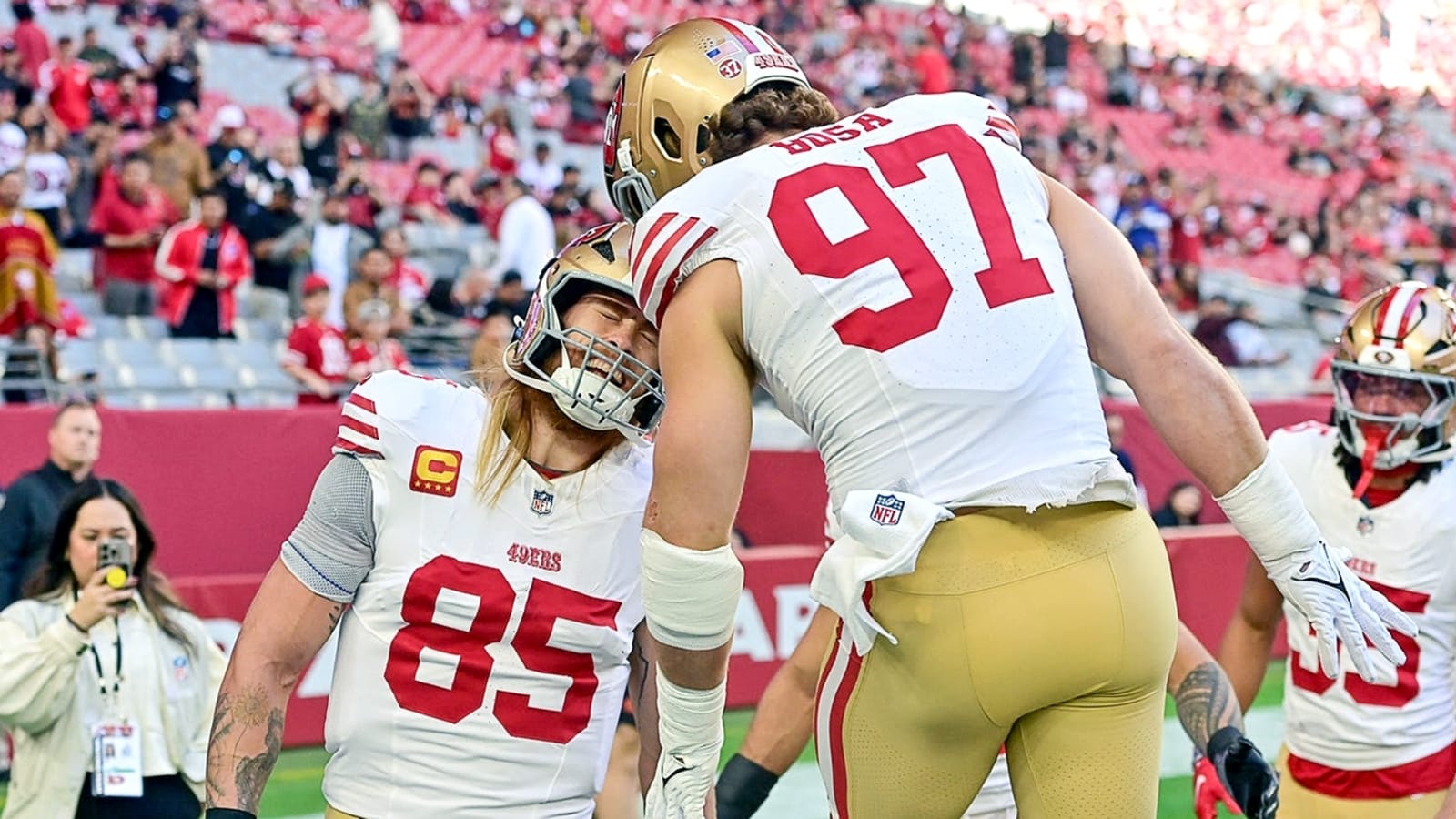 Where 49ers&#39; George Kittle and Nick Bosa ranked in PFF&#39;s Top 101