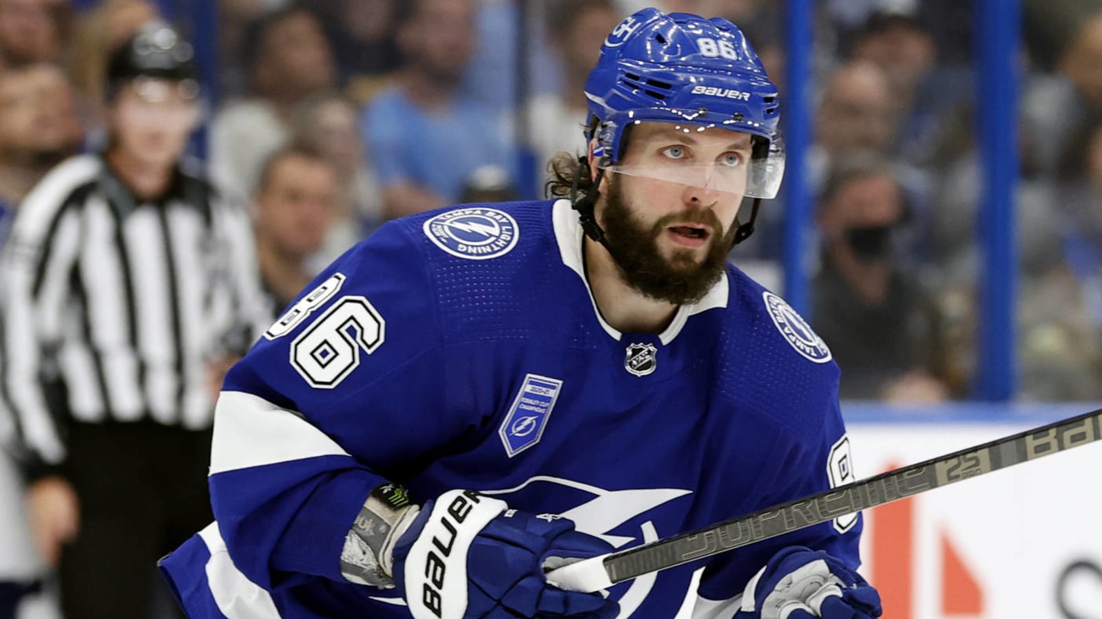 Nikita Kucherov skates for first time since surgery