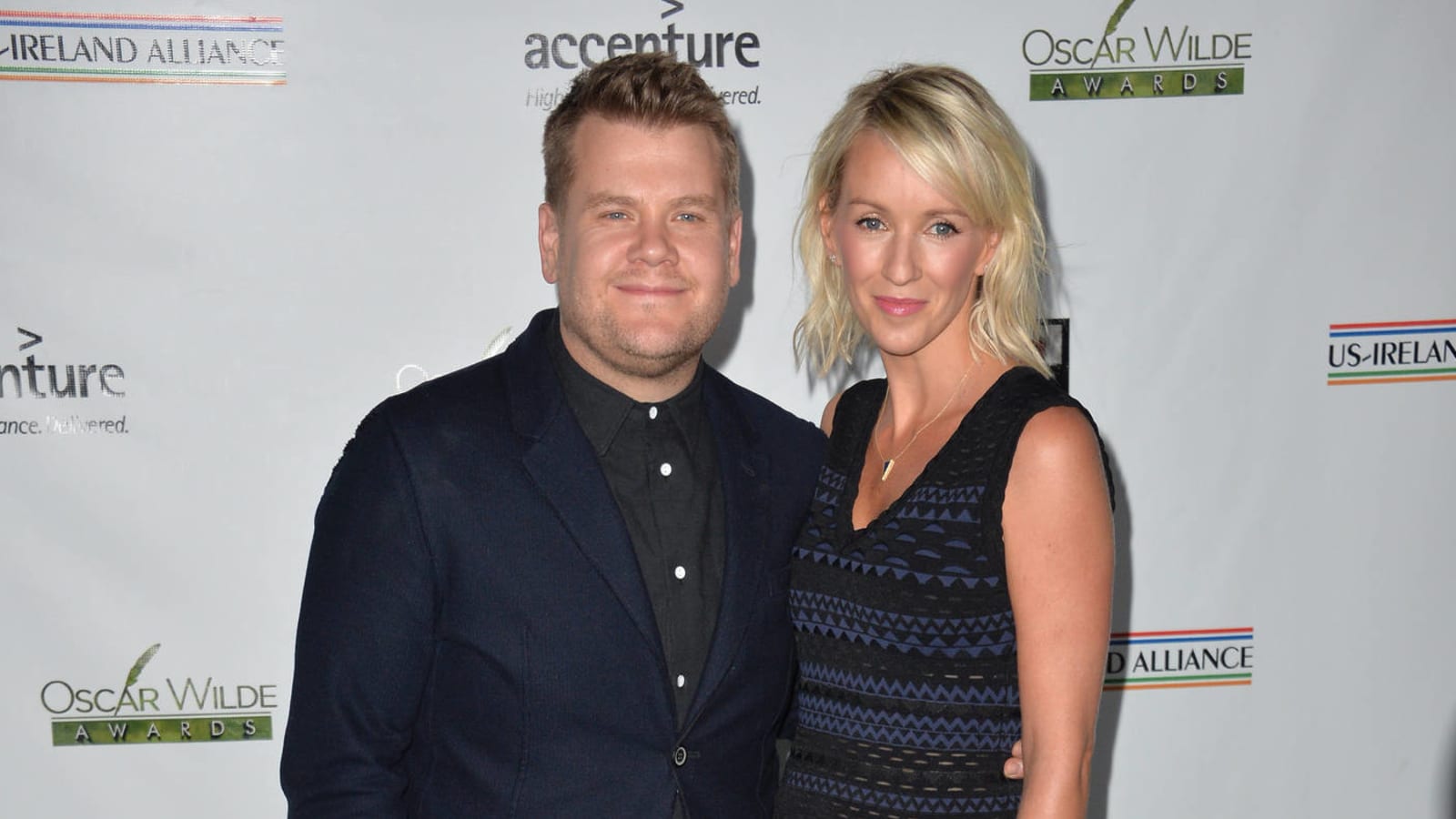 James Corden's wife got a call from this A-lister while in the bathroom