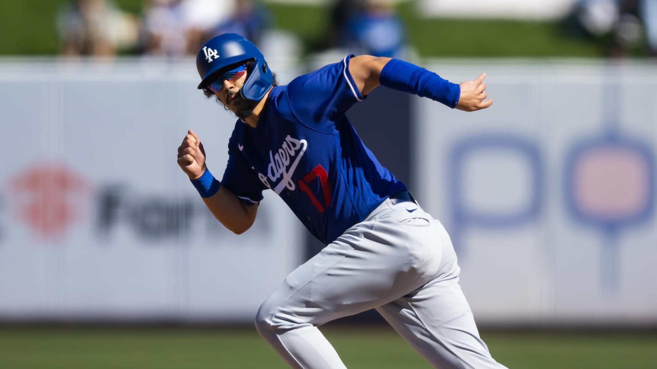 Miguel Vargas allowed to swing the bat, hits double in first at