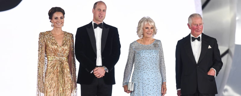 Kate Middleton, Prince William attend 'No Time to Die' premiere