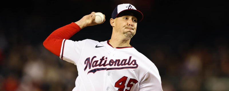 This is a 2022 photo of Aaron Sanchez of the Washington Nationals