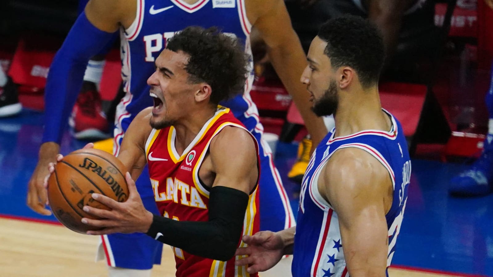 Ben Simmons welcomes challenge of guarding Hawks' Trae Young in Game 2