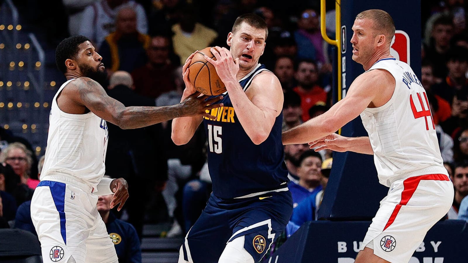 Photo of Jokic prompts speculation of how defenders treat him