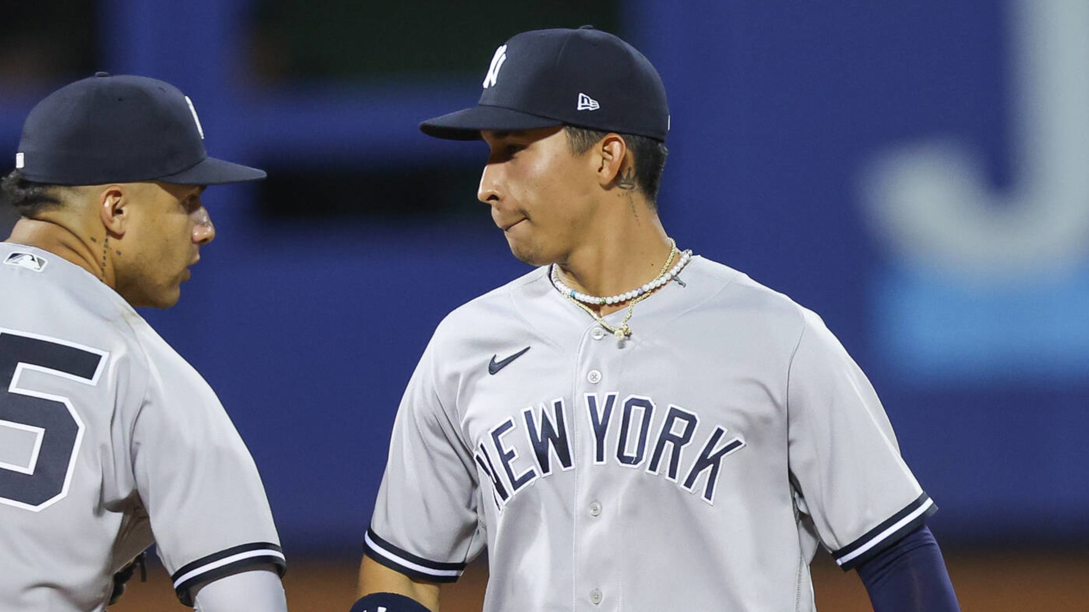 Yankees' Oswaldo Cabrera explains why he wore grandmother's tooth