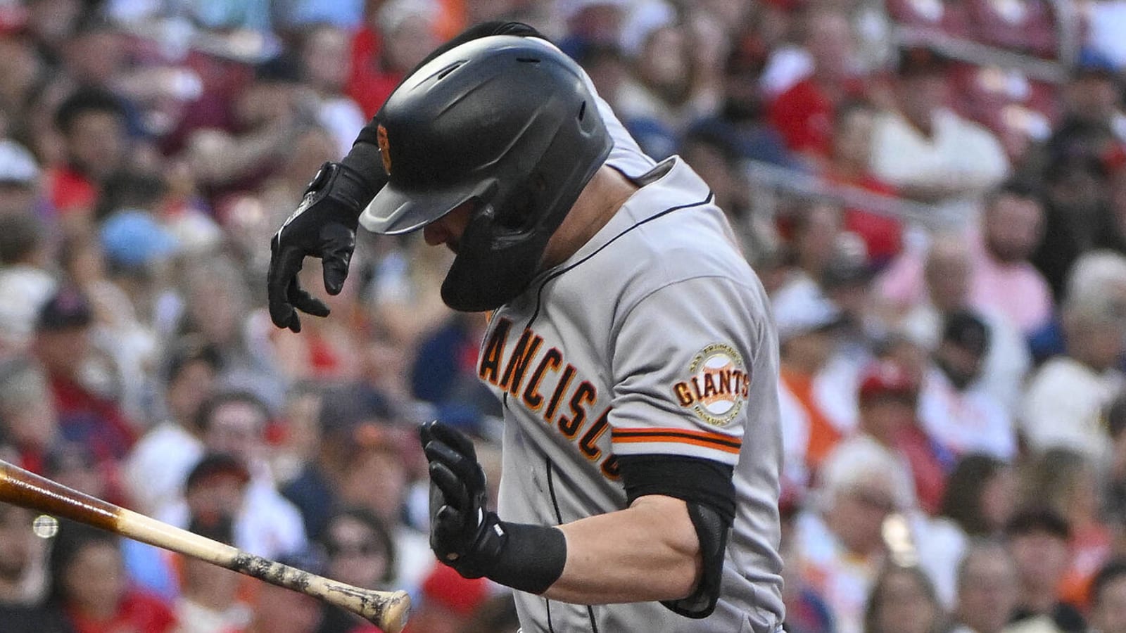 Giants one-time All-Star OF suffered forearm fracture after HBP