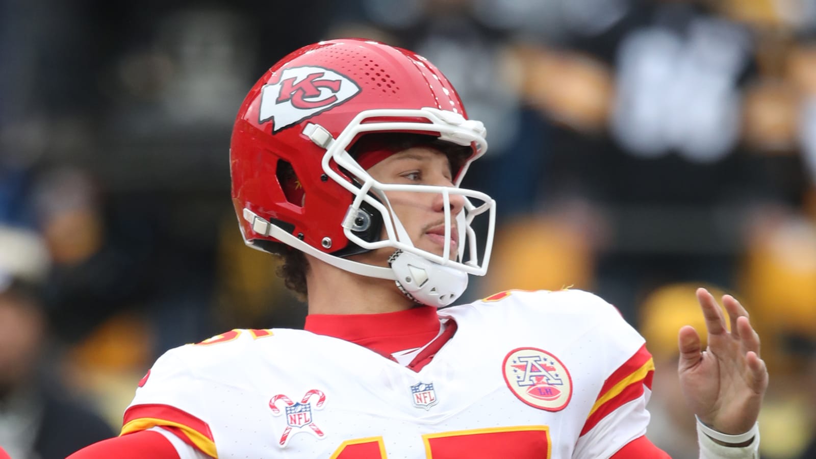 Watch: Patrick Mahomes declines cake after Christmas win