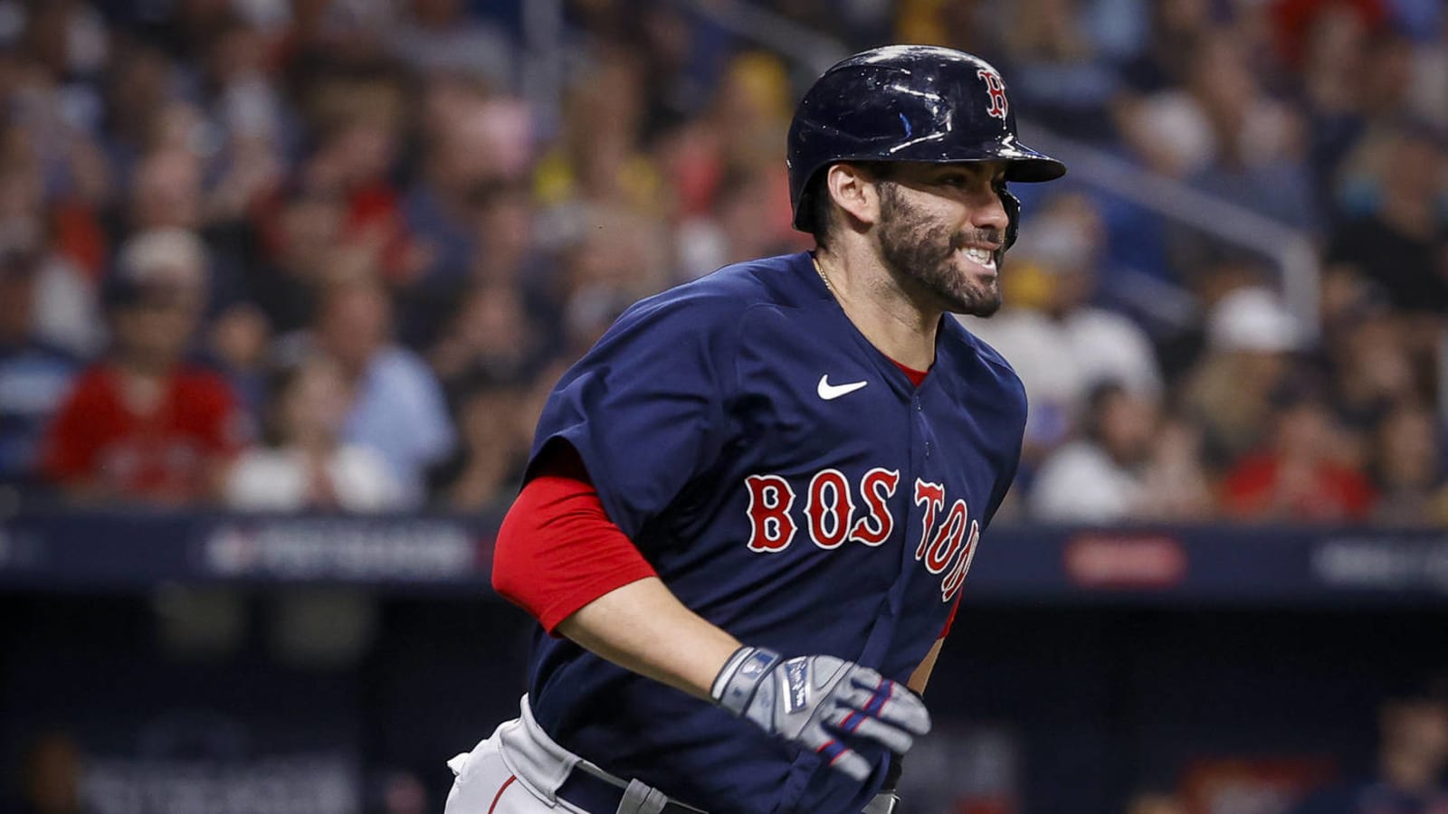 Despite ankle injury, J.D. Martinez has monster game as Red Sox rock Rays