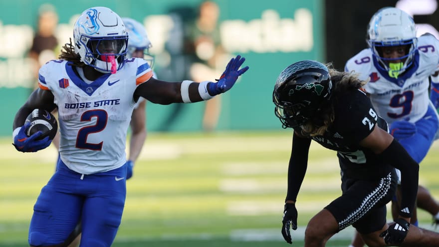 The 'Single-season rushing yard leaders in the College Football Playoff era' quiz