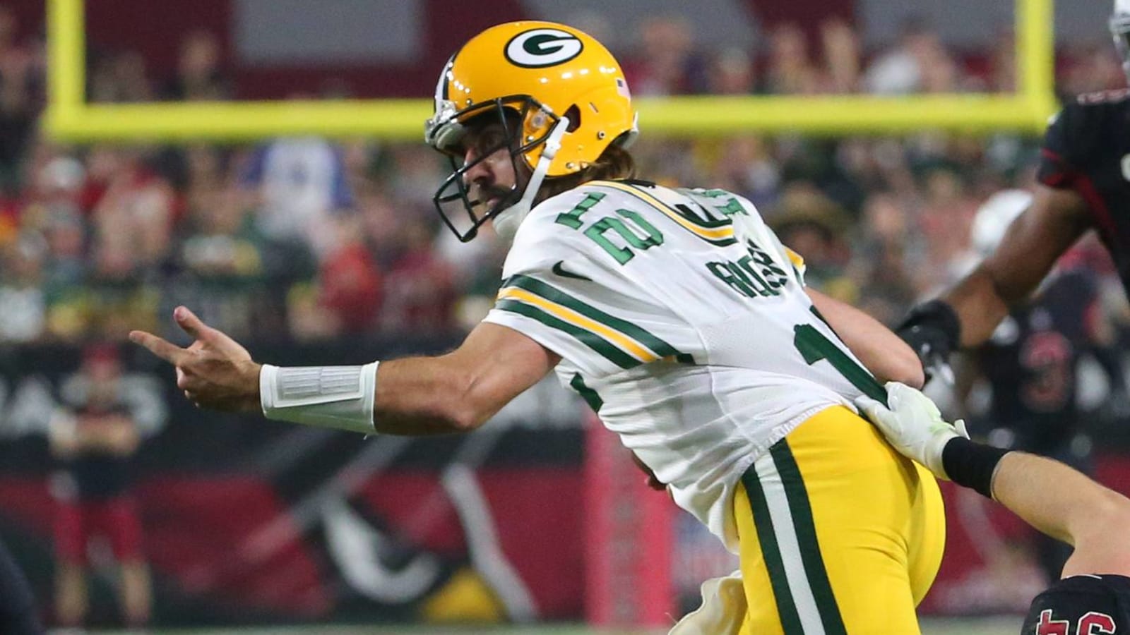 Aaron Rodgers begging for a call mid-play went viral