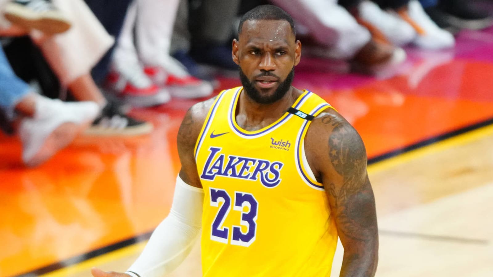 LeBron James tweets at Chris Paul after Suns take Game 1 of NBA Finals