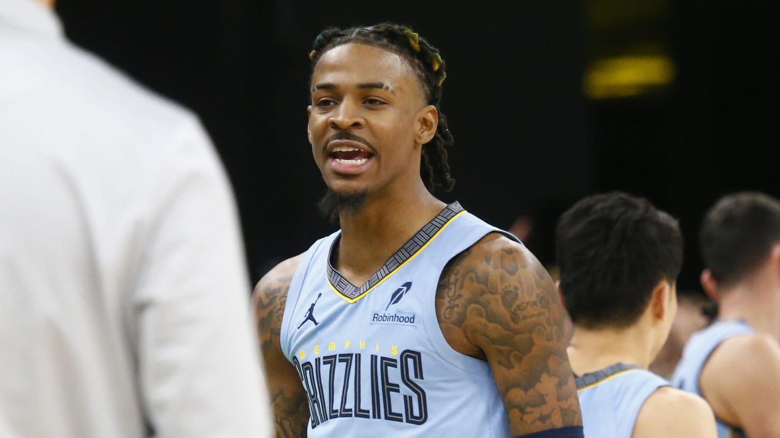 Ja Morant gets heated with Nets head coach at end of Grizzlies’ blowout win