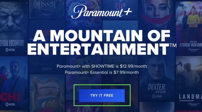 "Try It Free" With Highlighted Green Box Around It