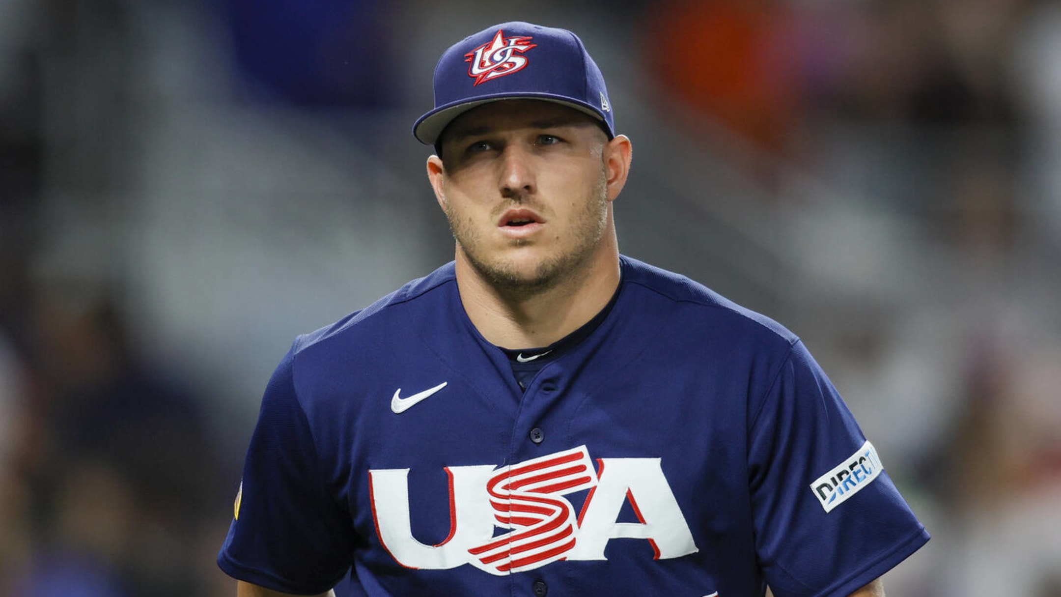 mike trout usa uniform