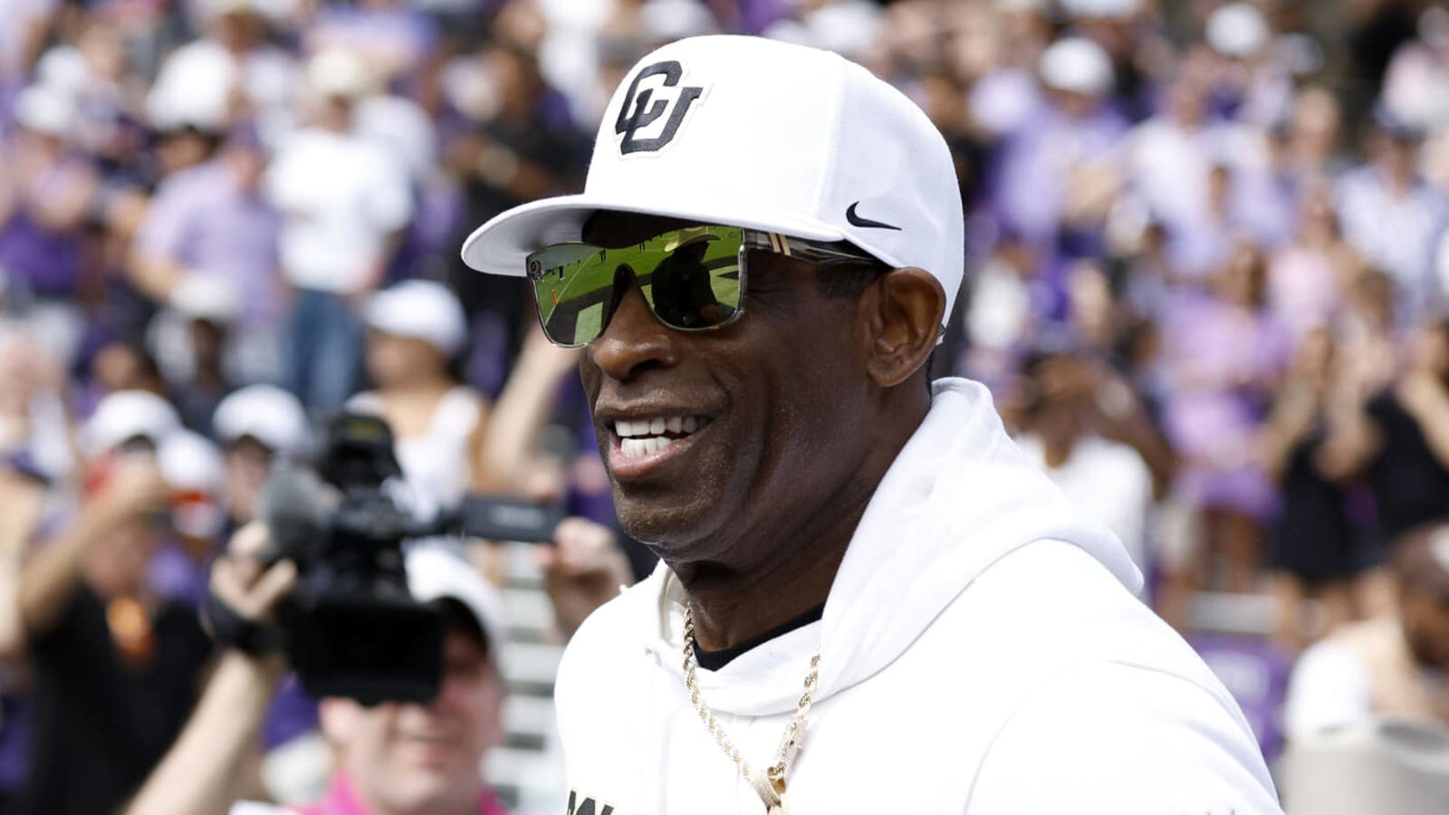 Colorado HC Deion Sanders says he slept in office night before home opener