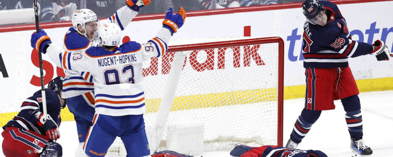 Oilers salvage road trip thanks to Zach Hyman’s overtime winner against Jets