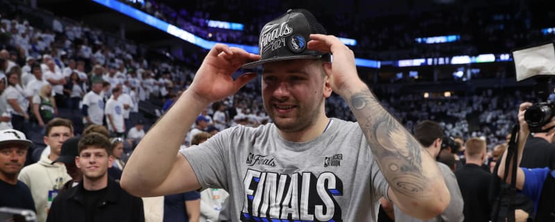 Watch: Mavericks exec spoils Luka Doncic's fun in locker room