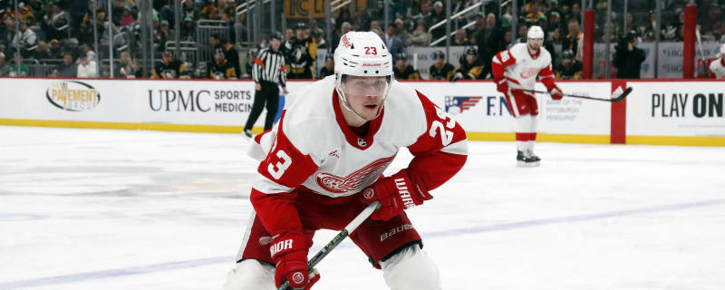 Red Wings Raymond Roughed up by Germans