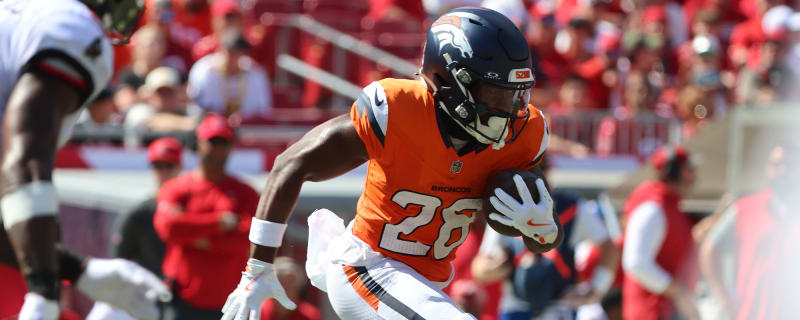 Broncos player stretchered off following scary sideline scene