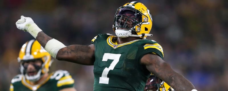 Packers RB AJ Dillon Shows Off Leg Strength in Viral Video