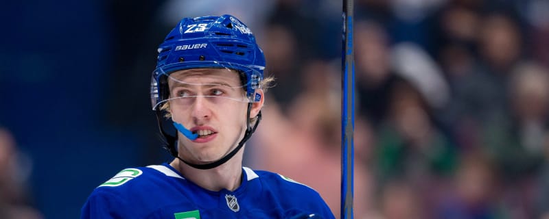 Lekkerimaki Scores First NHL Goal in Canucks’ 5-2 Loss to the Islanders