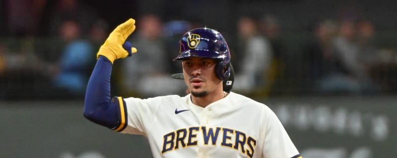 Brewers' Willy Adames hospitalized after being hit by line drive in dugout  against Giants